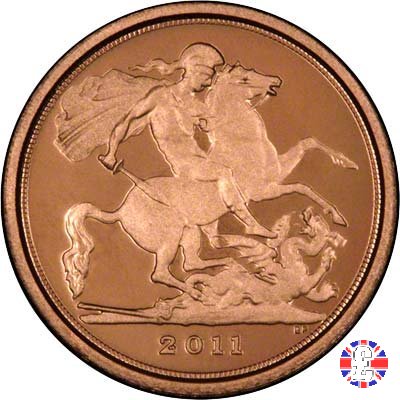 1/4 sovereign 2011 (Royal Mint, Llantrisant)