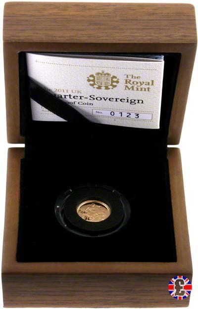 1/4 sovereign 2011 (Royal Mint, Llantrisant)