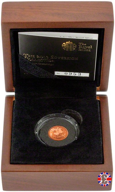 1/4 sovereign 2013 (Royal Mint, Llantrisant)