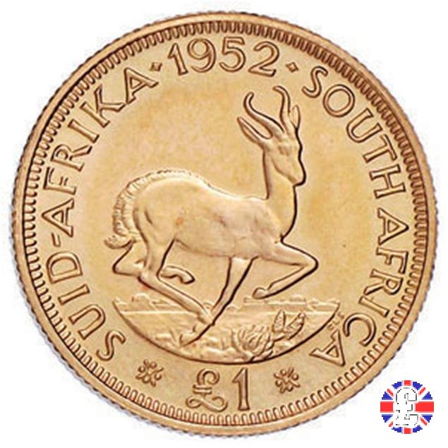 1 pound - George VI 1952 (Pretoria)