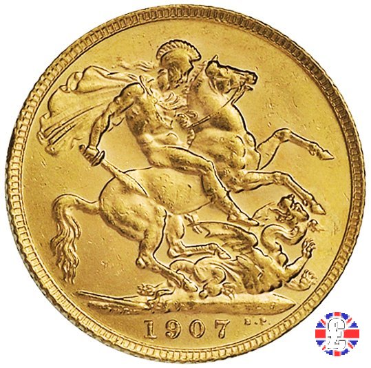 1 sovereign 1907 (London)