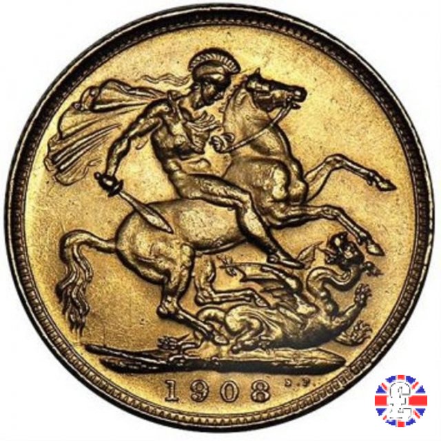 1 sovereign 1908 (Sydney)