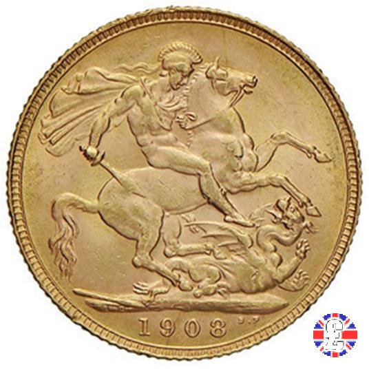 1 sovereign 1908 (London)