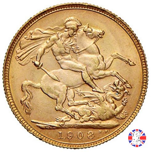 1 sovereign 1908 (Perth)