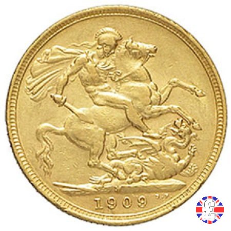 1 sovereign 1909 (Melbourne)