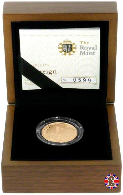 1 sovereign - giubileo di diamante 2012 2012 (Royal Mint, Llantrisant)