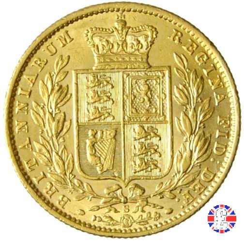 1 sovereign - secondo tipo giovane e stemma 1871 (Sydney)