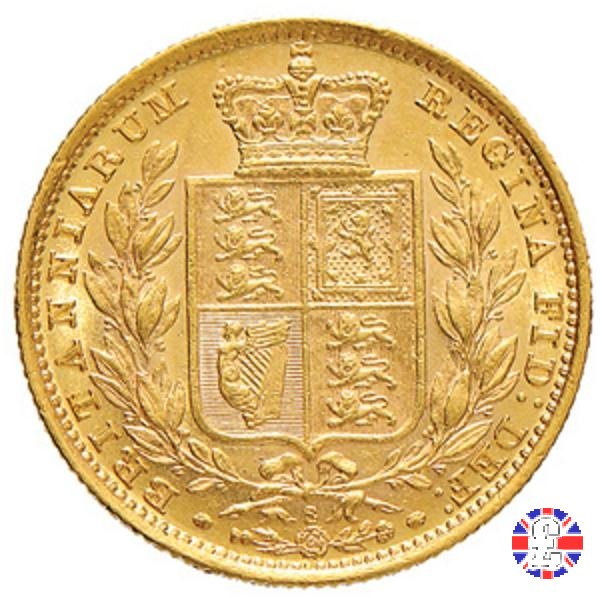 1 sovereign - secondo tipo giovane e stemma 1881 (Sydney)