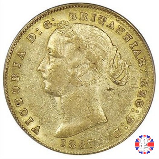 1 sovereign - secondo tipo giovane e sydney mint 1867 (Sydney)