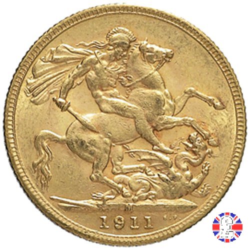 1 sovereign 1911 (Melbourne)