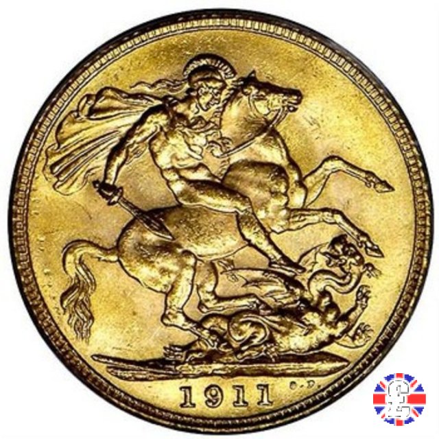 1 sovereign 1911 (Melbourne)