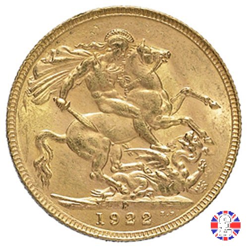 1 sovereign 1922 (Perth)