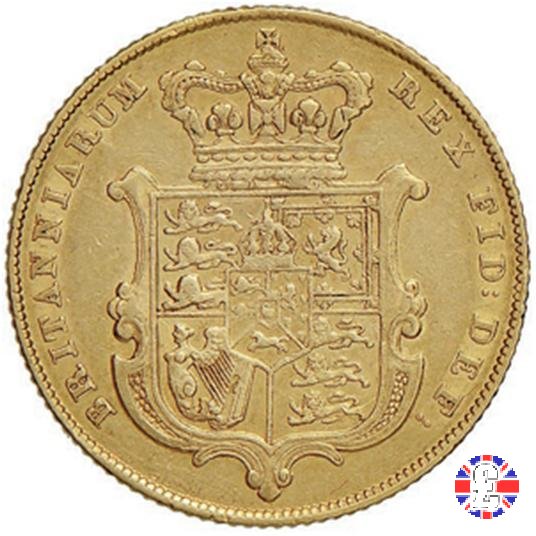 1 sovereign - testa nuda e stemma coronato 1825 (London)