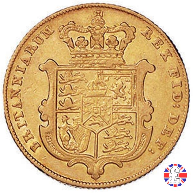 1 sovereign - testa nuda e stemma coronato 1830 (London)