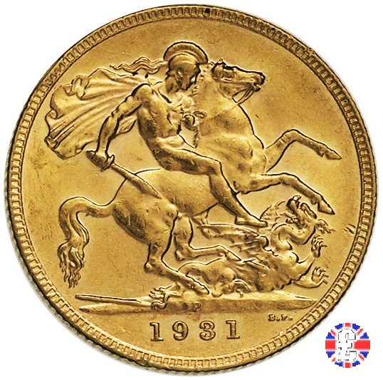 1 sovereign - testa stretta 1931 (Perth)