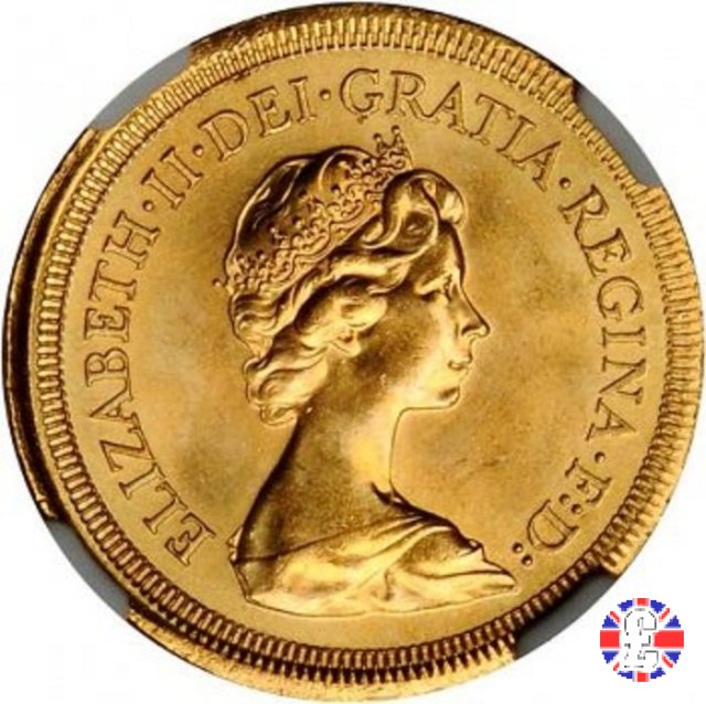 1 sovereign - tipo coronata giovane 1974 (Royal Mint, Llantrisant)