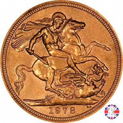 1 sovereign - tipo coronata giovane 1978 (Royal Mint, Llantrisant)