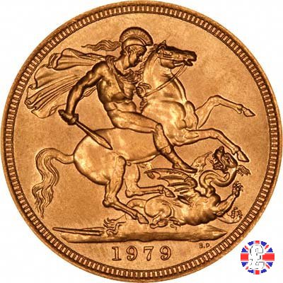 1 sovereign - tipo coronata giovane 1979 (Royal Mint, Llantrisant)