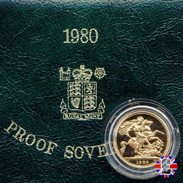1 sovereign - tipo coronata giovane 1980 (Royal Mint, Llantrisant)