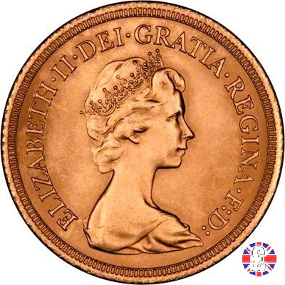 1 sovereign - tipo coronata giovane 1980 (Royal Mint, Llantrisant)