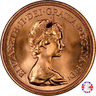 1 sovereign - tipo coronata giovane 1981 (Royal Mint, Llantrisant)