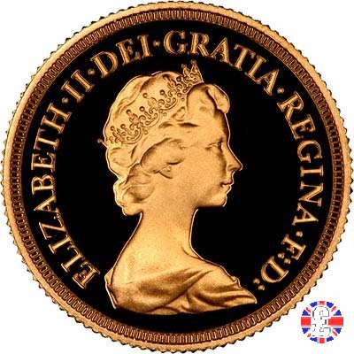 1 sovereign - tipo coronata giovane 1982 (Royal Mint, Llantrisant)