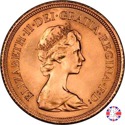 1 sovereign - tipo coronata giovane 1982 (Royal Mint, Llantrisant)