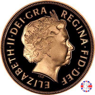 1 sovereign - tipo diadema anziana 2004 (Royal Mint, Llantrisant)