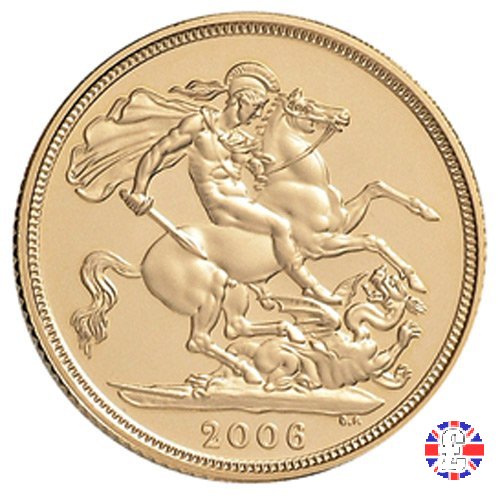 1 sovereign - tipo diadema anziana 2006 (Royal Mint, Llantrisant)