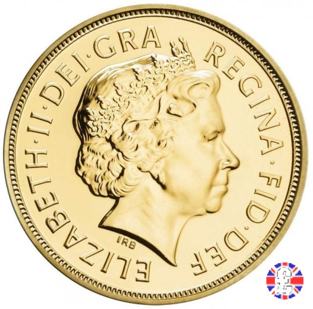 1 sovereign - tipo diadema anziana 2008 (Royal Mint, Llantrisant)