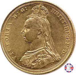 1 sovereign - tipo giubileo 1887 (Sydney)