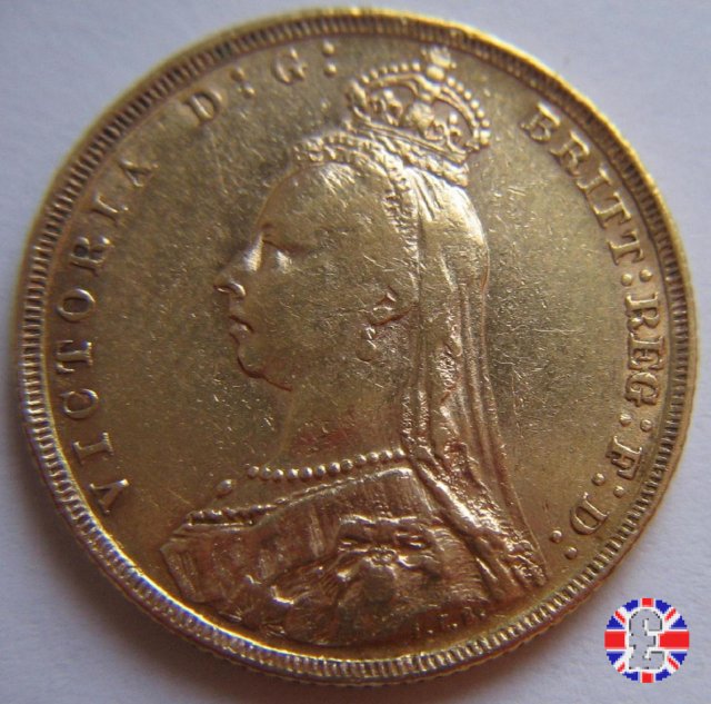 1 sovereign - tipo giubileo 1889 (London)