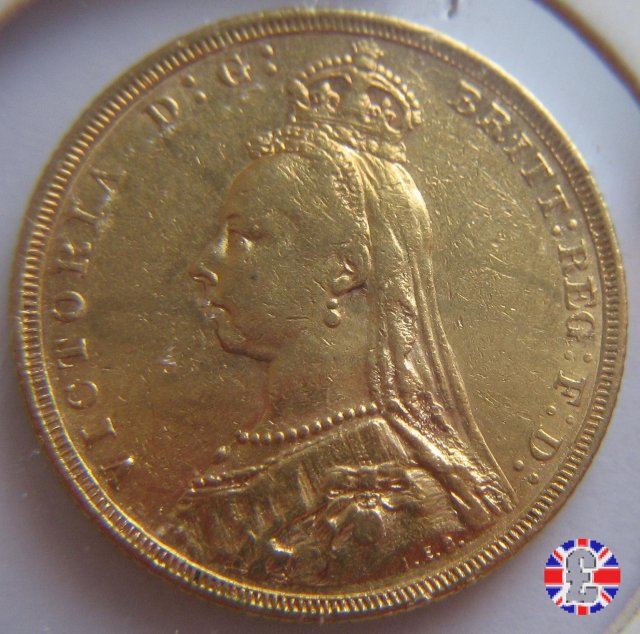 1 sovereign - tipo giubileo 1889 (Melbourne)
