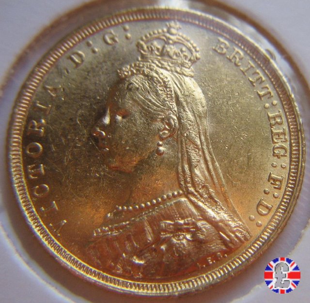 1 sovereign - tipo giubileo 1891 (Sydney)