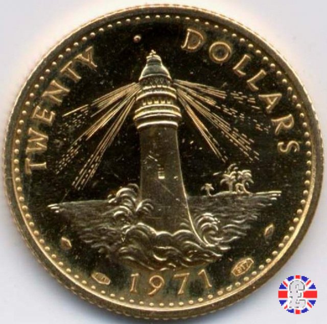 20 dollars 1971 (Gori e Zucchi, Arezzo)