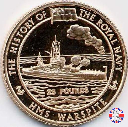 25 pounds - Royal Navy - HMS WARSPITE - 2005 2005