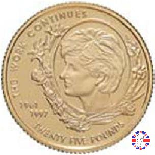 25 pounds - princess Diana 2002 2002