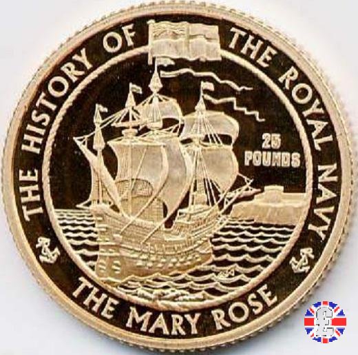 25 pounds - royal navy - HMS MARY ROSE - 2003 2003