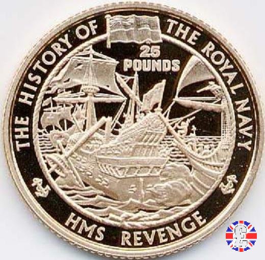 25 pounds - royal navy - HMS REVENGE - 2004 2004