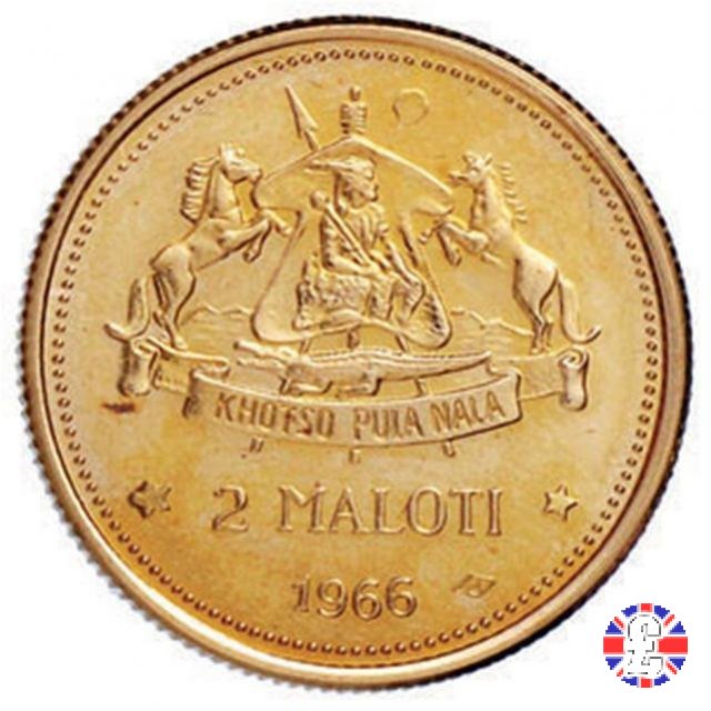 2 maloti - indipendenza 1966