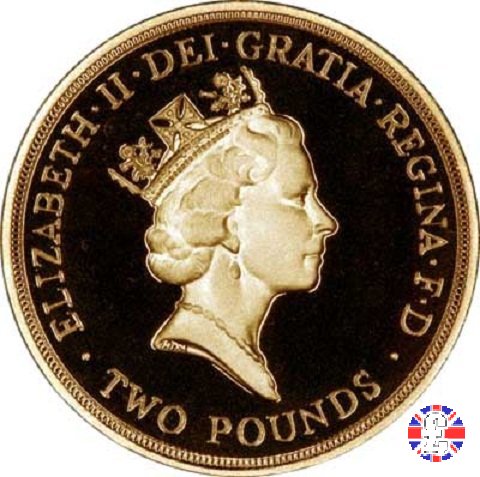 2 pounds - 1995 commemorativa 2^ guerra mondiale 1995 (Royal Mint, Llantrisant)