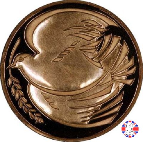 2 pounds - 1995 commemorativa 2^ guerra mondiale 1995 (Royal Mint, Llantrisant)