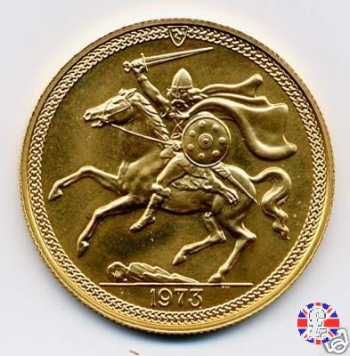 2 pounds - Elizabeth II 1973 (Pobjoy Mint)