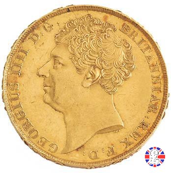 2 sovereigns - testa nuda e san giorgio 1823 (London)