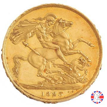 2 sovereigns - testa nuda e san giorgio 1823 (London)