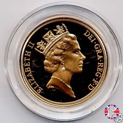 2 sovereigns - tipo coronata anziana 1990 (Royal Mint, Llantrisant)