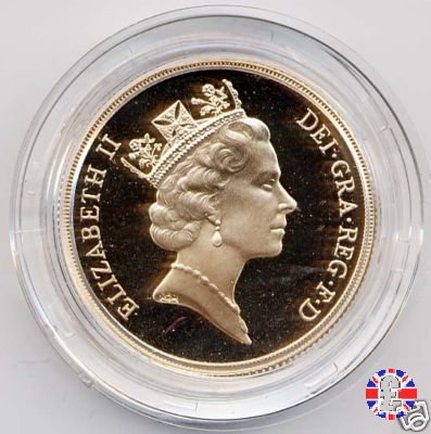 2 sovereigns - tipo coronata anziana 1991 (Royal Mint, Llantrisant)