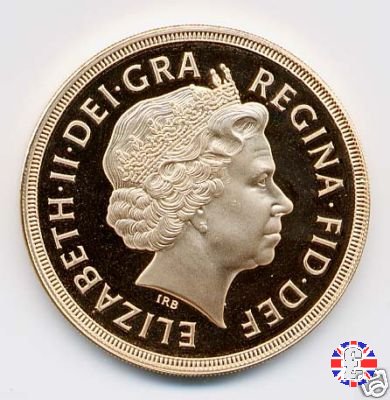 2 sovereigns -tipo diad. anziana e stemma coronato 2002 (Royal Mint, Llantrisant)