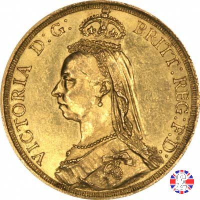 2 sovereigns - tipo giubileo 1887 (London)