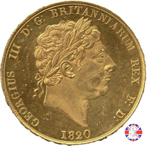 2 sovereigns 1820 (London)